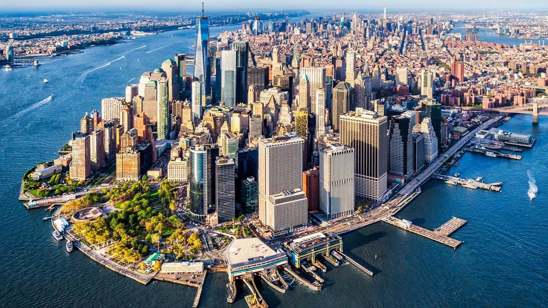 Ciudad de nueva york vista desde arriba intercambio estudiantil en estados unidos