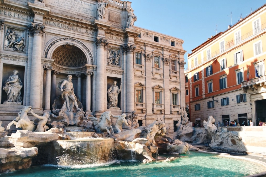 intercambio-en -roma-fuente-de-trevi